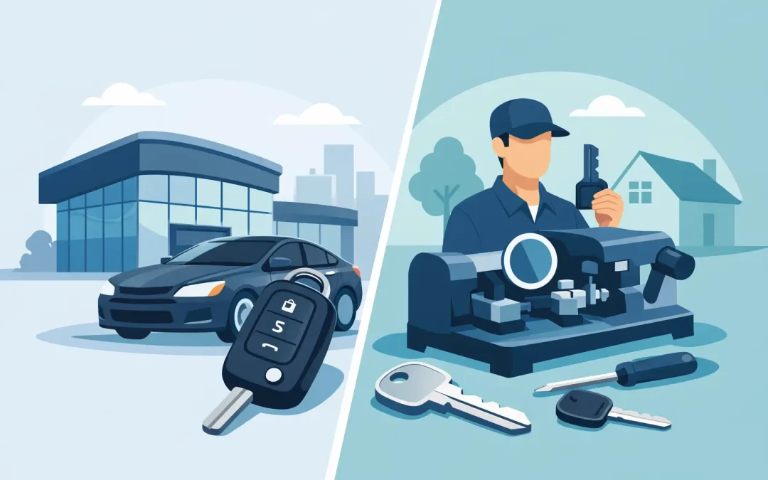 Dealer Key Replacement vs Locksmith
