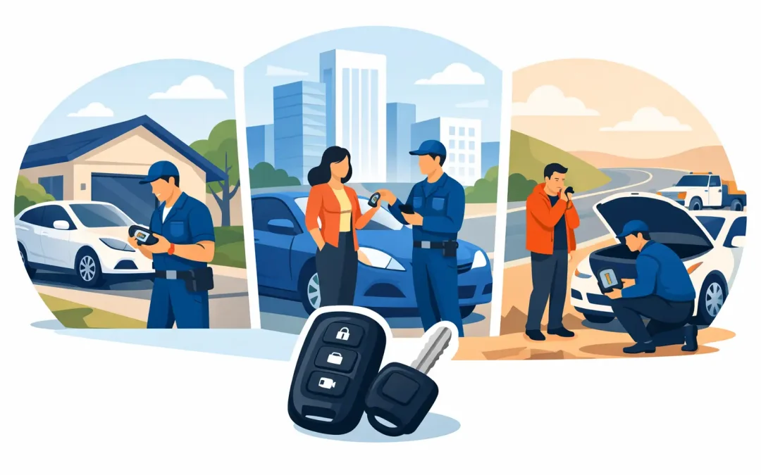 Car Key Services at Home, Work, or Roadside