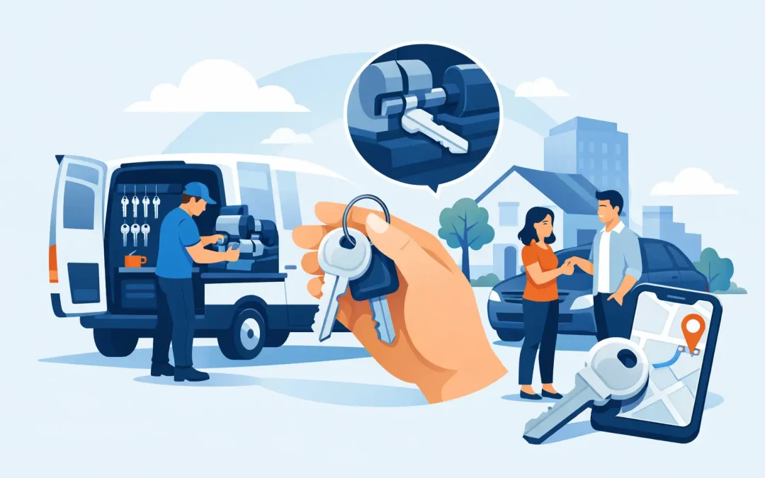 How Mobile Key Cutting Works at Your Location