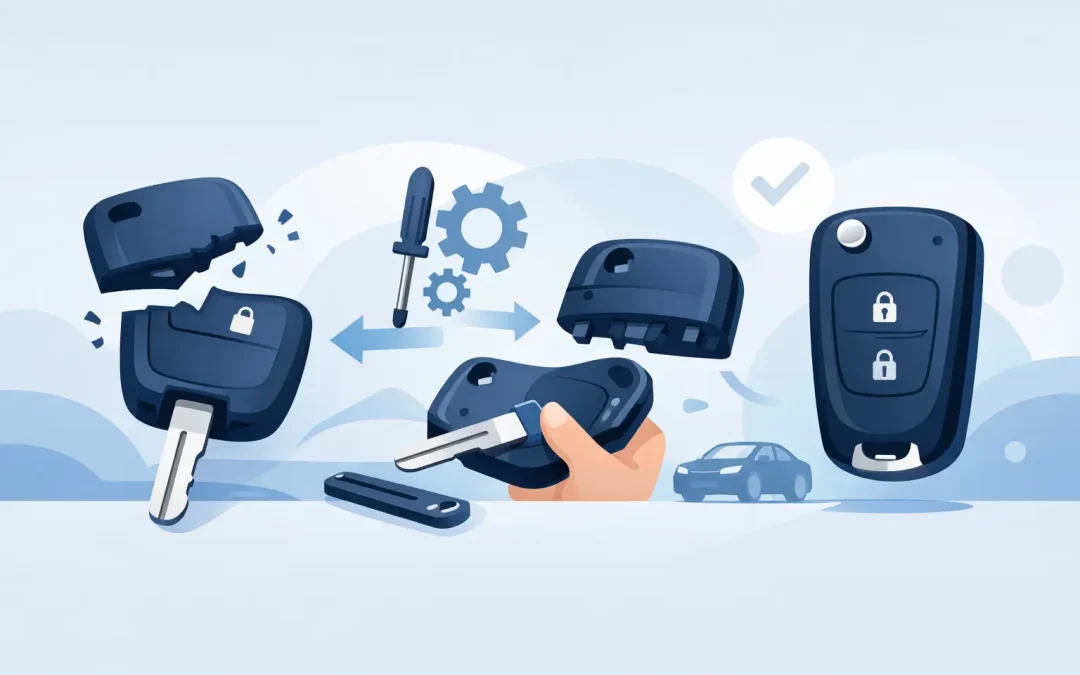Broken Car Key Shell Replacement: What to Know