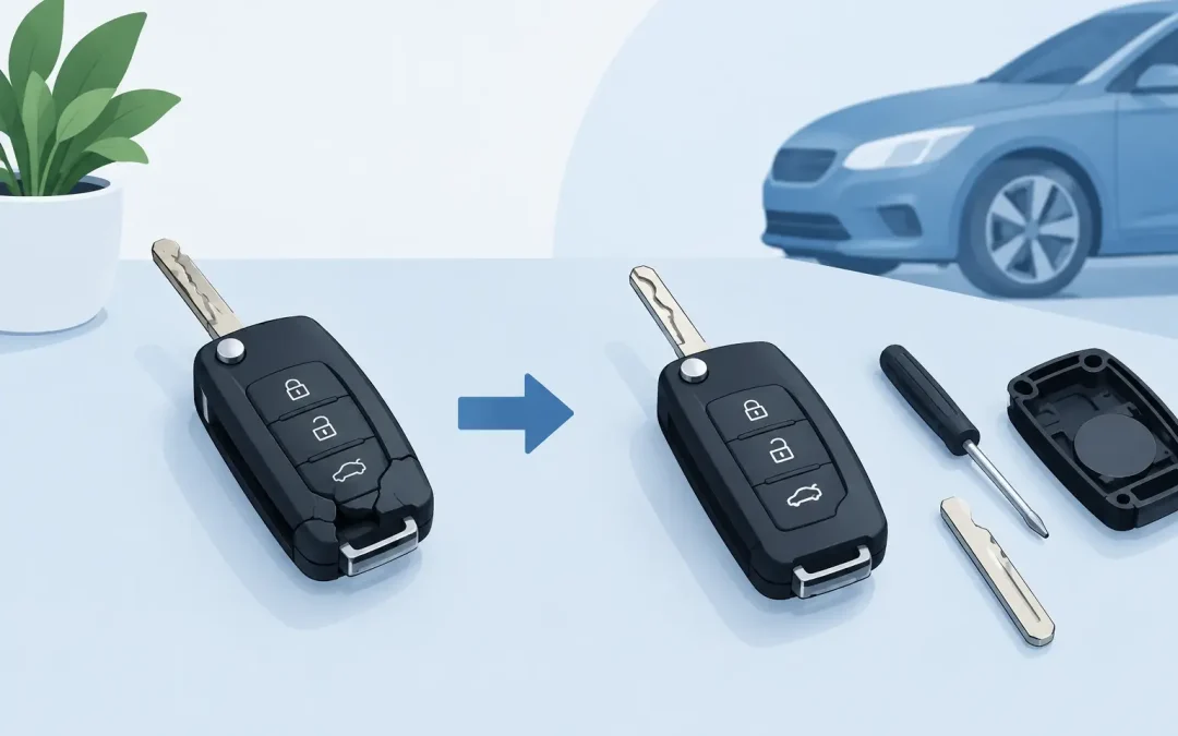 How to Replace a Damaged Flip Car Key Safely