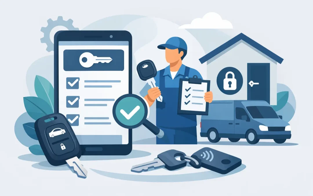 Mobile Key Replacement Service Review Checklist
